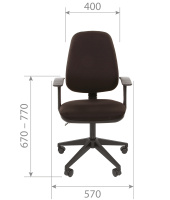 Изображение кресло chairman 661 черное